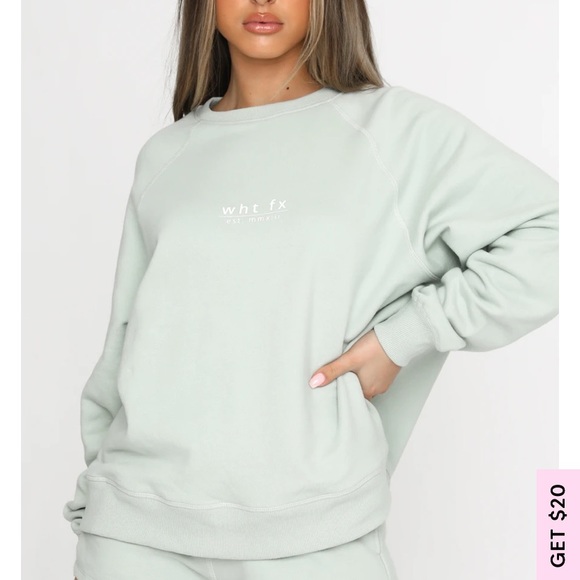 white fox sweatshirt